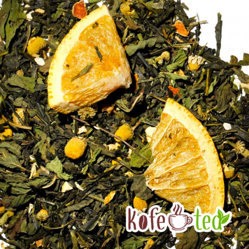 Зелёный чай с добавками Японский лимонник